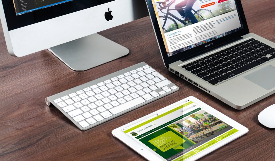 Duo Websites displayed on ipad, laptop and desktop computers Duo Websites displayed on ipad, laptop and desktop computers